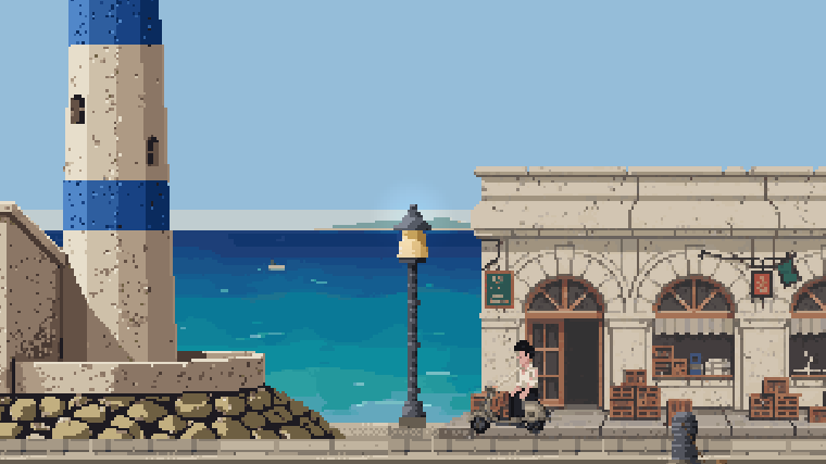 The quay and the lighthouse